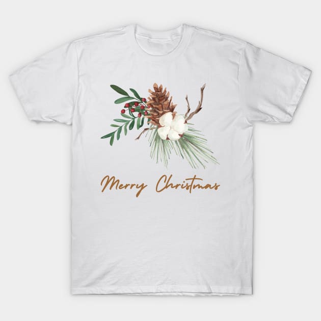 Merry Christmas T-Shirt by EverydayNH